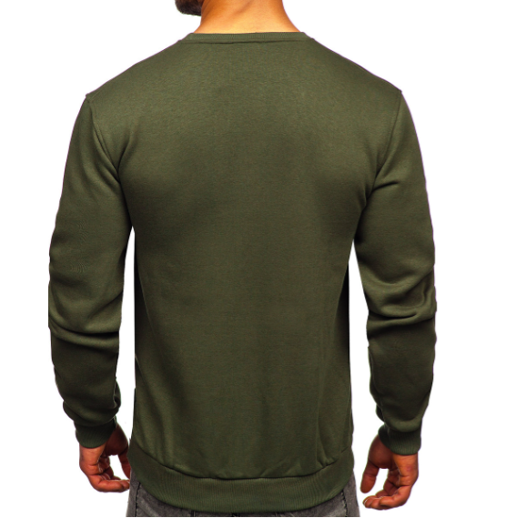 Slava Ukraini Sweatshirt Military Green | Glory to Ukraine Crewneck Pullover | Ukrainian Patriotic Sweater | Support Ukraine Apparel