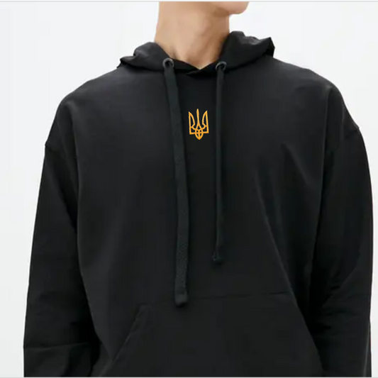 Ukrainian Hoodie with Embroidered Trident (Худі чол.)