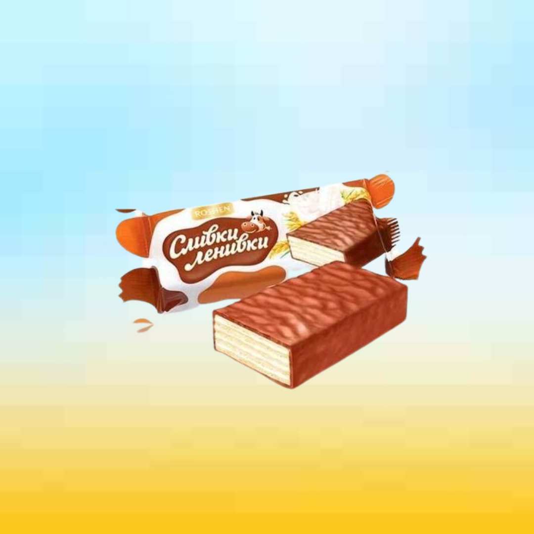 a chocolate bar with a wrapper on top of it