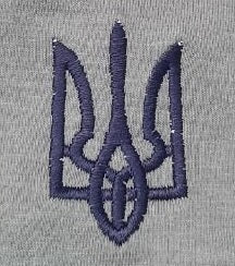Ukrainian Embroidered T-shirt with trident for WOMEN. (Футболка з тризубом)