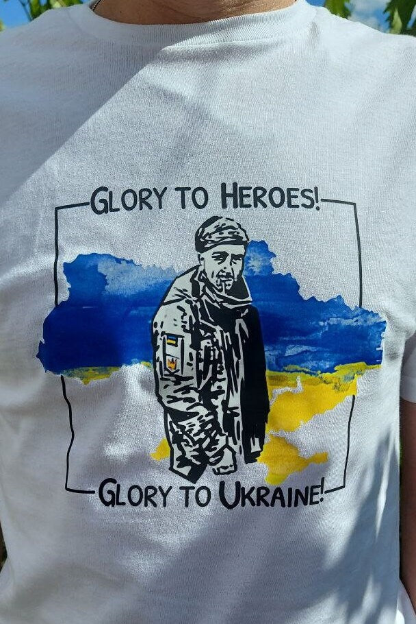 Ukrainian Hero T Shirt "Glory to Heroes, Glory to Ukraine" (Футболка чол.)