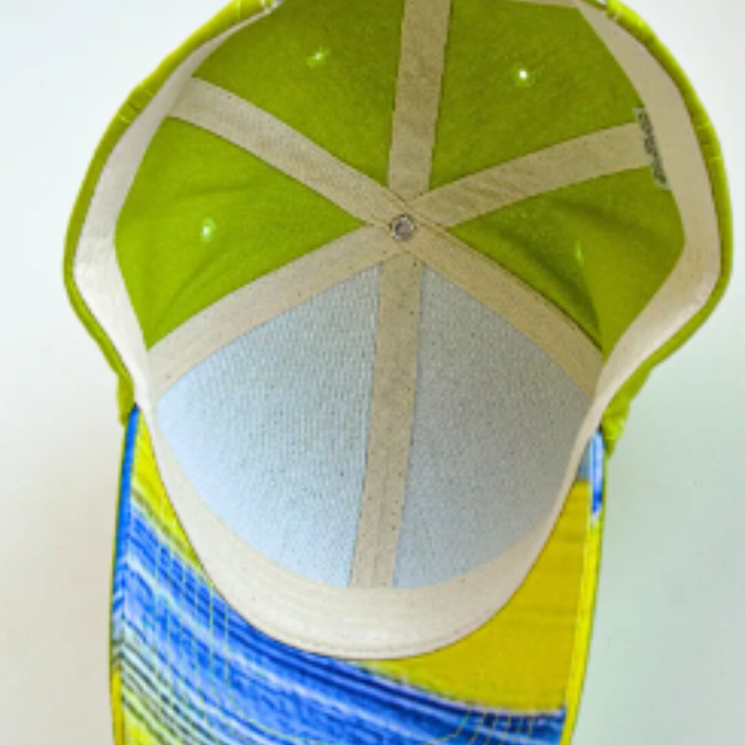 Baseball Ukrainian Hat With a Bright Accent in Ukrainian Flag Colors (Кепка прапор)
