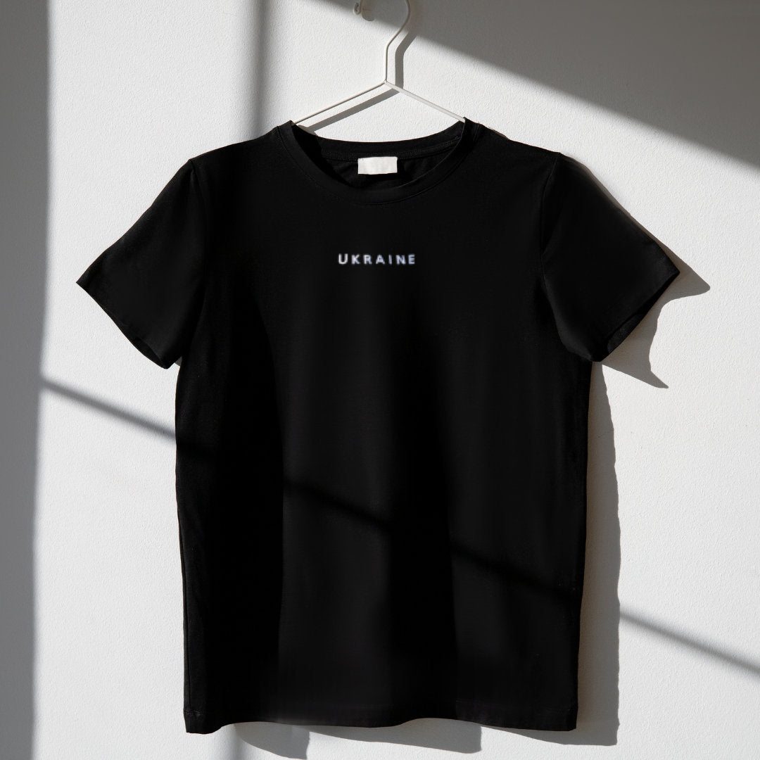 Zelensky Shirt With Embroidered 'Ukraine' (Футболка чол.)