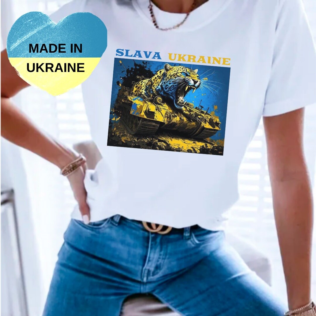 Women’s Ukrainian T Shirt with Patriotic Print (Футболка жін.)