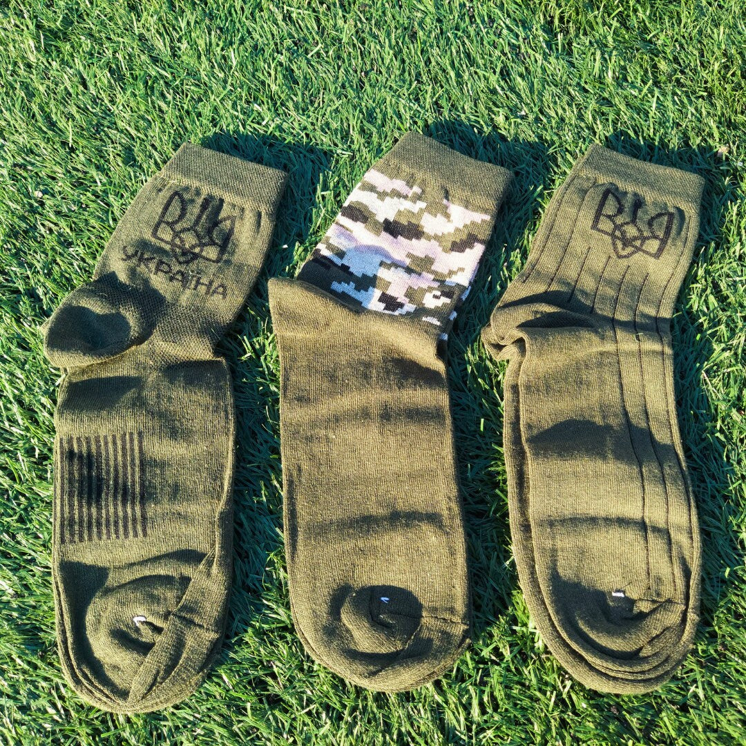Ukrainian Socks in Military Style (Шкарпетки)