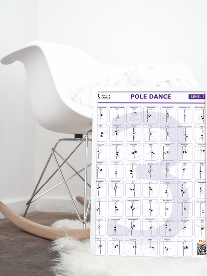 Pole Dance Poster Digital (PDF) - 3 level