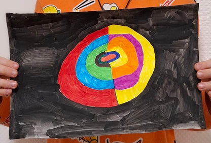 Support Ukrainian Little Artist (The Abstract .jpg). (Дитяча картина)