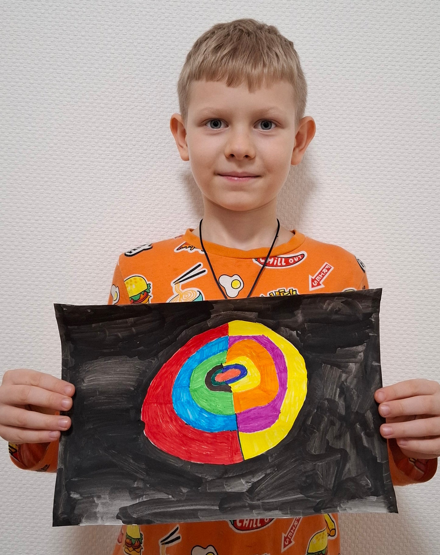 Support Ukrainian Little Artist (The Abstract .jpg). (Дитяча картина)