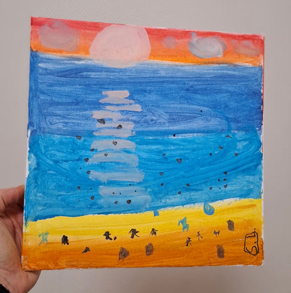 Made to order!!!  Original Painting (Not a Digital File) (Sunset Sasha.jpg)