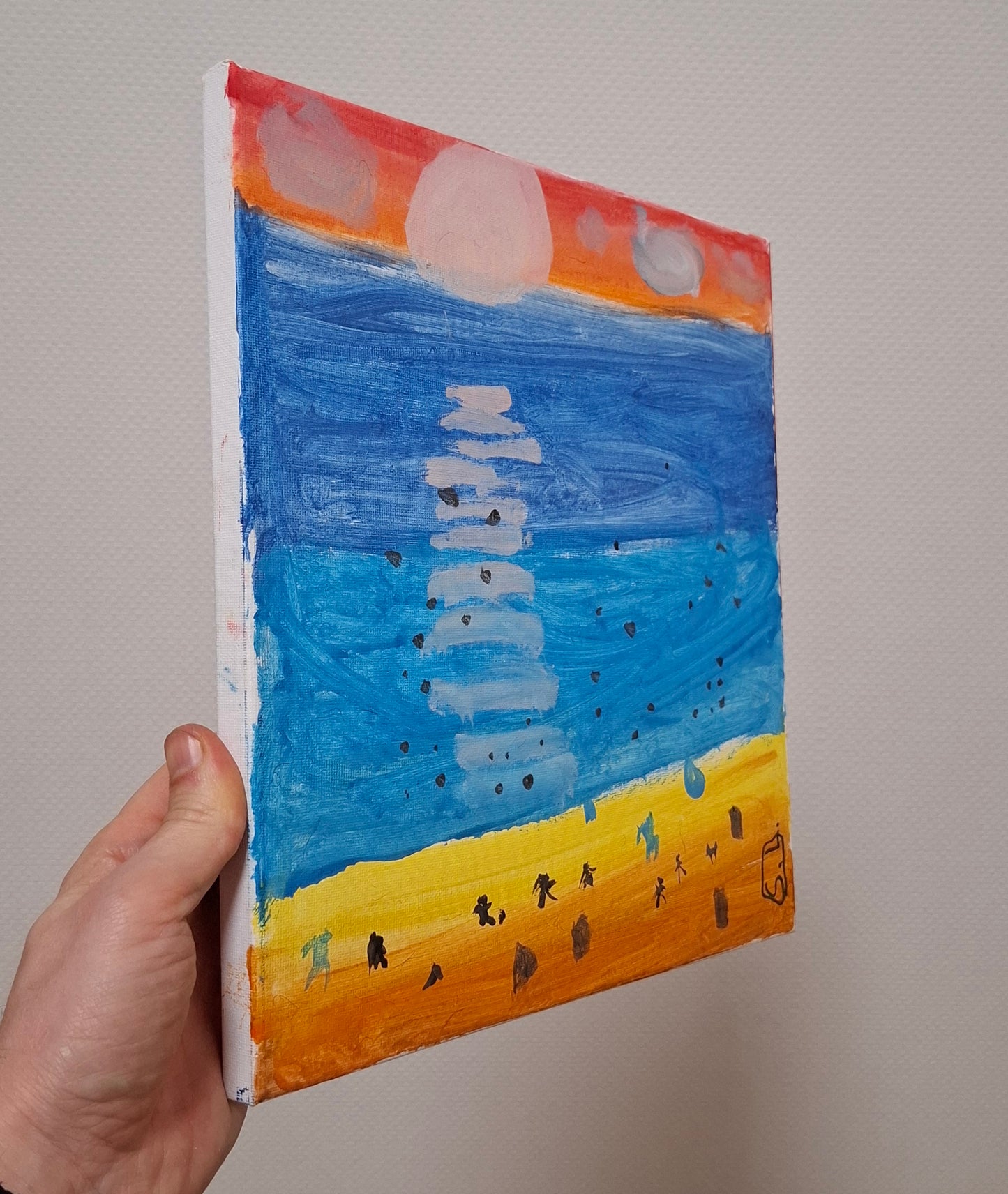 Made to order!!!  Original Painting (Not a Digital File) (Sunset Sasha.jpg)