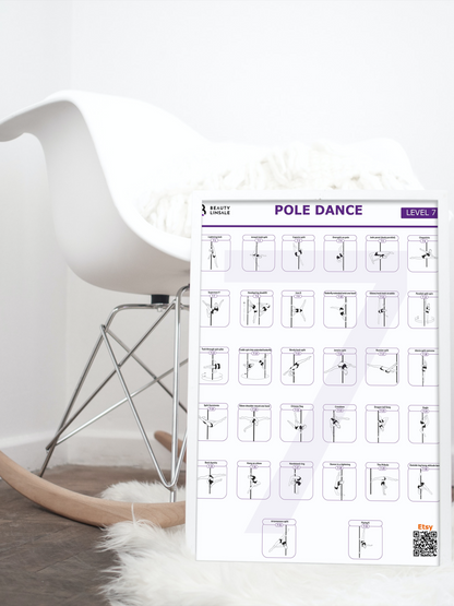 Pole Dance Poster Digital (PDF) - 7 level