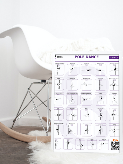 Pole Dance Poster Digital (PDF) - 8 level