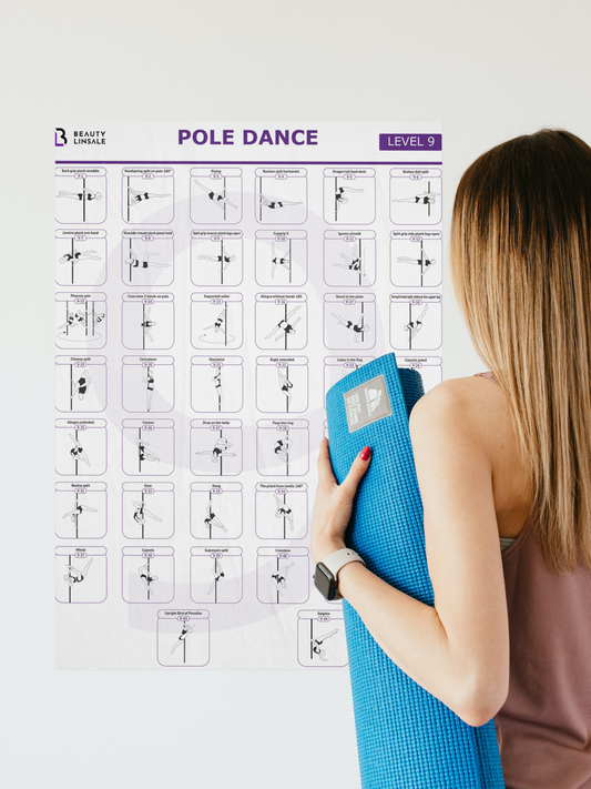 Pole Dance Poster Digital (PDF) - 9 level
