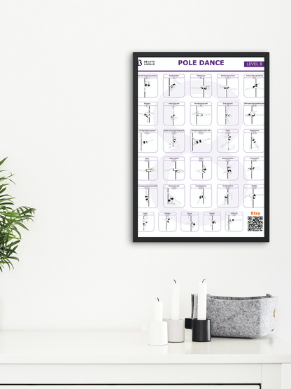 Pole Dance Poster Digital (PDF) - 8 level