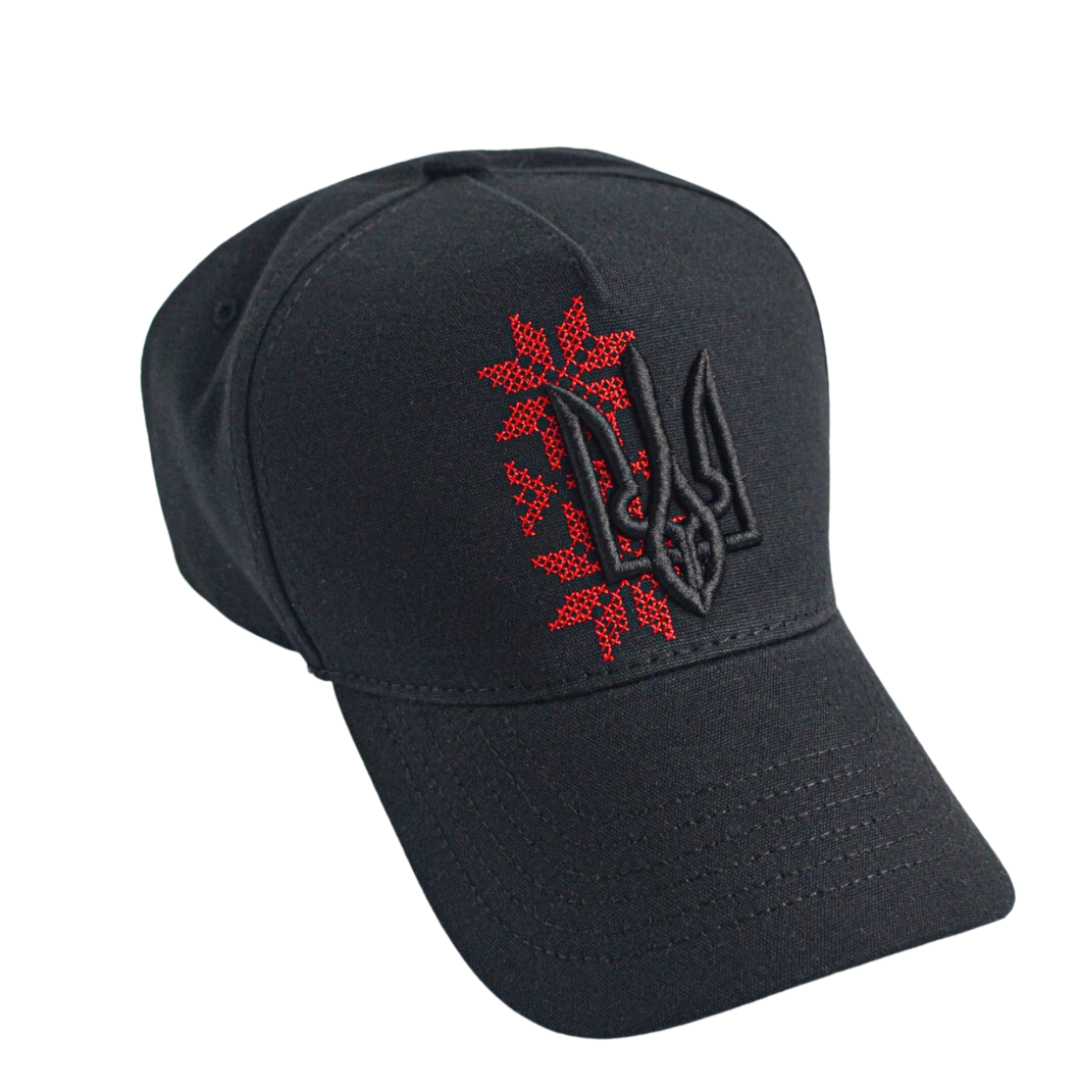 Ukrainian Baseball Hat with Trident Embroidery (Кепка патріотична
