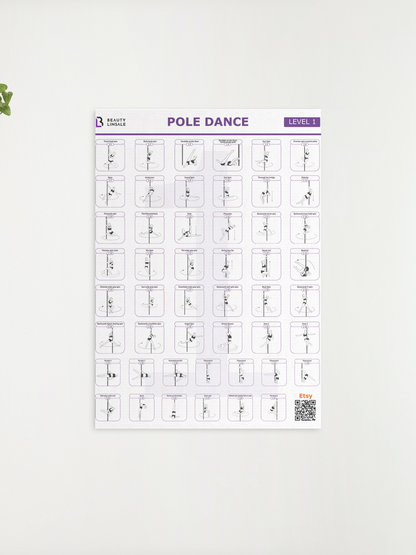 Pole Dance Poster Digital (PDF) - 1 level