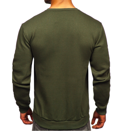 Ukrainian Armed Forces Sweatshirt | Military Green ВСУ Print Crewneck | Ukraine Army Support Pullover | Patriotic Zelensky Style