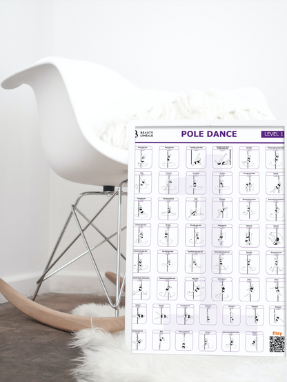 Pole Dance Poster Digital (PDF) - 1 level