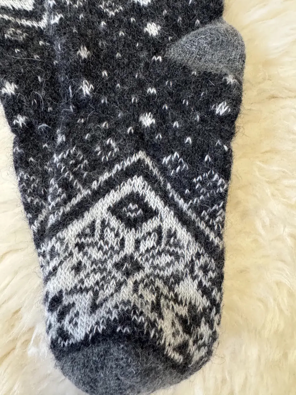 Handmade Ukrainian Wool Socks for Men, Extra Warm Carpathian Artisan Knitwear, 100% Sheep Wool Winter Socks