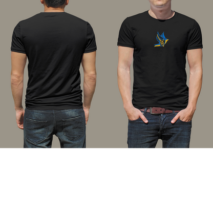 Embroidered Ukrainian Shirt with Peace Dove for Men (Футболка чол.)