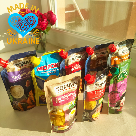 a group of snacks sitting on top of a counter