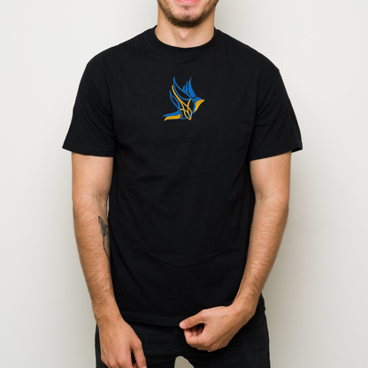 Embroidered Ukrainian Shirt with Peace Dove for Men (Футболка чол.)