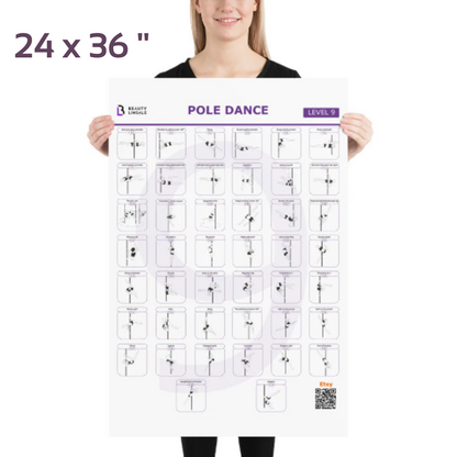 Pole Dance Elements Posters (Printed on the paper) (Плакат)