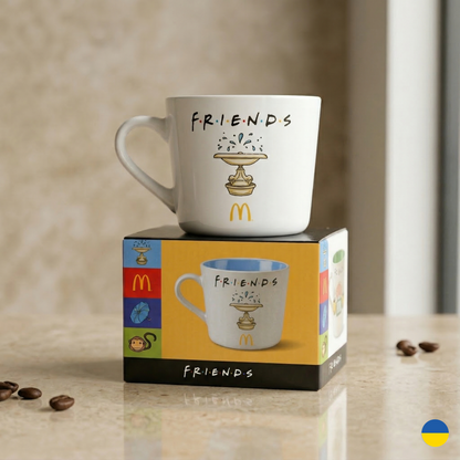 McDonald’s Friends Collectible Unique Ceramic Cups for Fans & Collectors