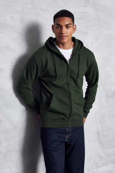 Ukrainian zip-up Hoodie with Embroidered Trident (Світшот чол.)