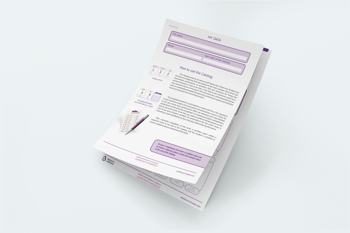 Printable *.PDF Pole Dance WOW Catalog - 424 elements.(Полденс планер) Digital Planner