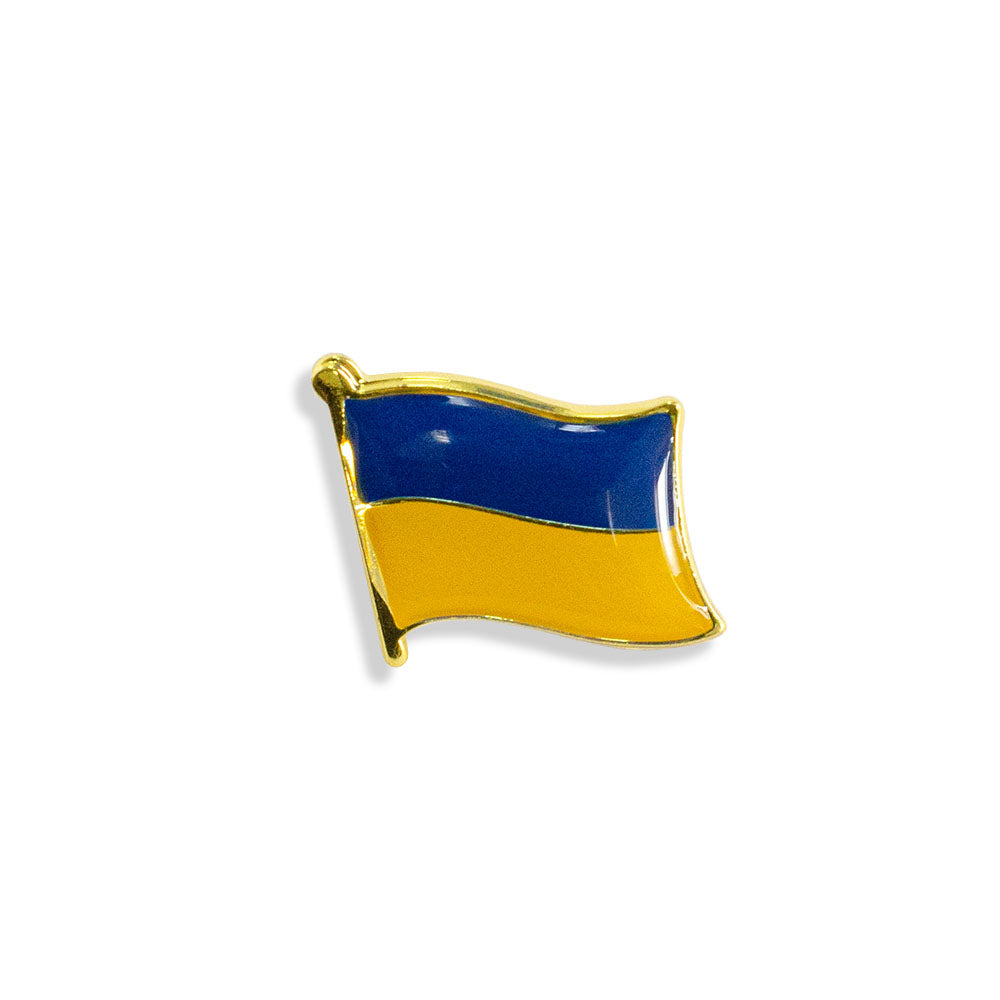 Ukraine Flag Pin Patriotic Clothing Badge Yellow Blue Enamel Style Brooch Accessory for Jacket Backpack Hat Gift Support Ukraine