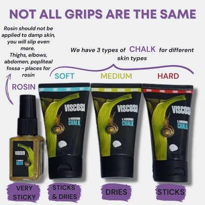 Pole dance grip Set (Liquid Chalk Based) 3-pack + PoleDance Spray grip (Rosin-based) for free  (Магнезія)