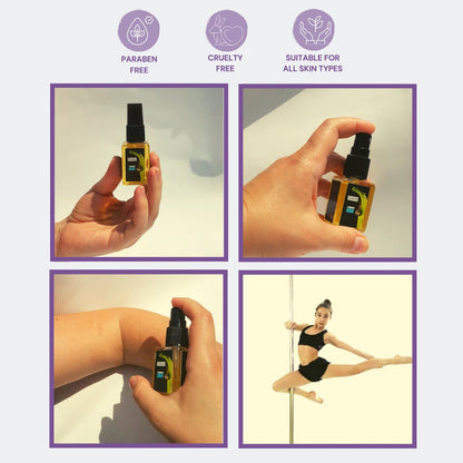 Pole dance grip Set (Liquid Chalk Based) 3-pack + PoleDance Spray grip (Rosin-based) for free  (Магнезія)