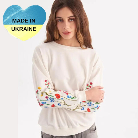Ukrainian Sweatshirt: Stay cozy and stylish in our Ukrainian-themed sweatshirt, perfect for showcasing your heritage.