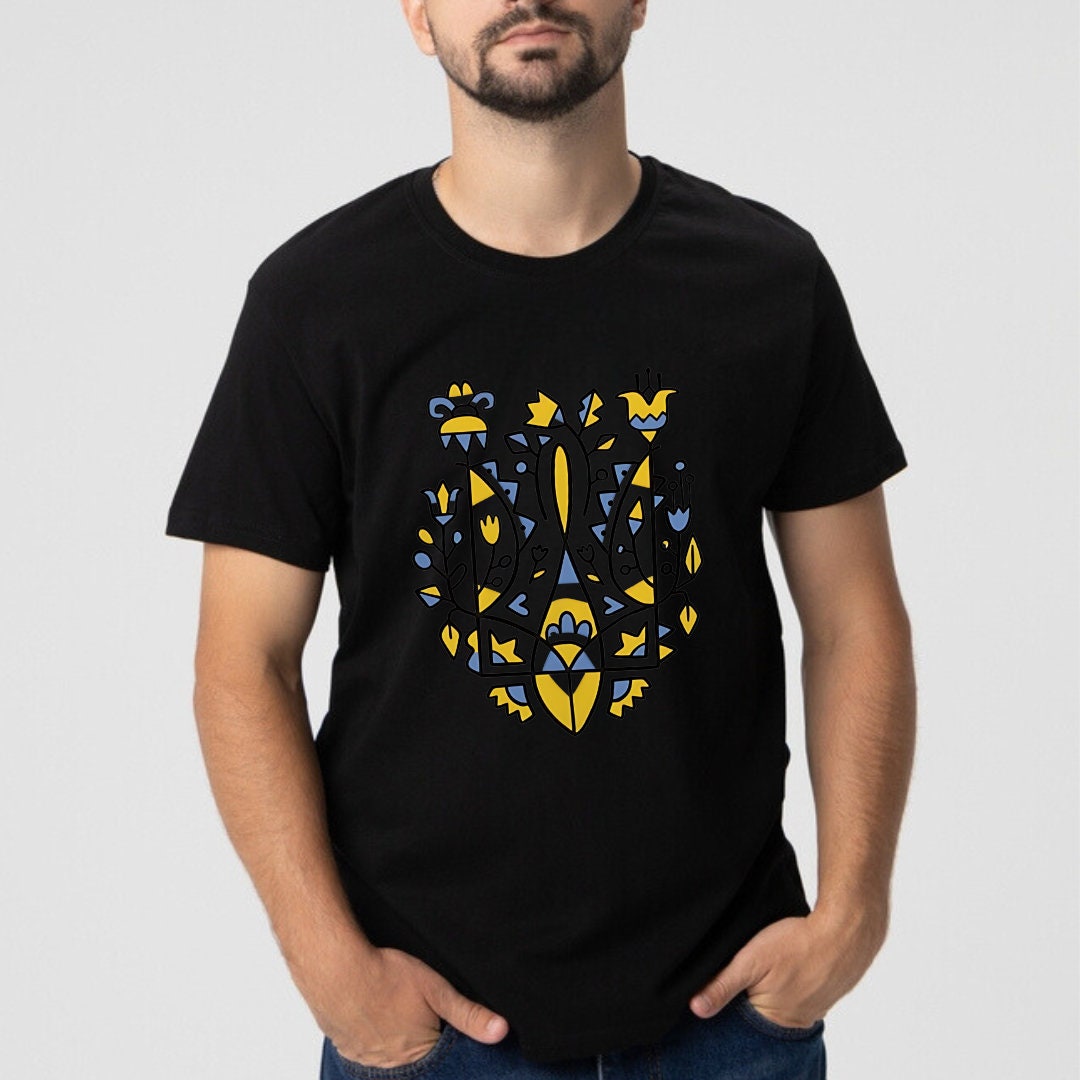 Ukrainian T-Shirt: Make a statement with our Ukrainian t-shirt, showcasing iconic symbols and imagery.