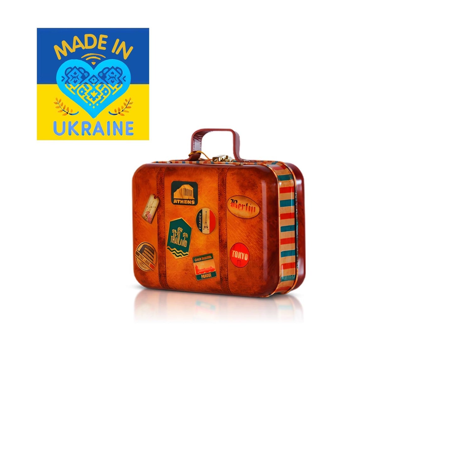 Ukrainian Roshen Sweet Treats Gift Set - Exclusive Candy Collection in Stylish Suitcase. Made in ukraine
