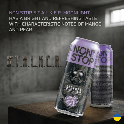 S.T.A.L.K.E.R. 2 Energy Drink | Limited Collector’s Edition | Gamer Gift | Moonlight & Green Flavors | 500ml. Made in Ukraine. Chernobil