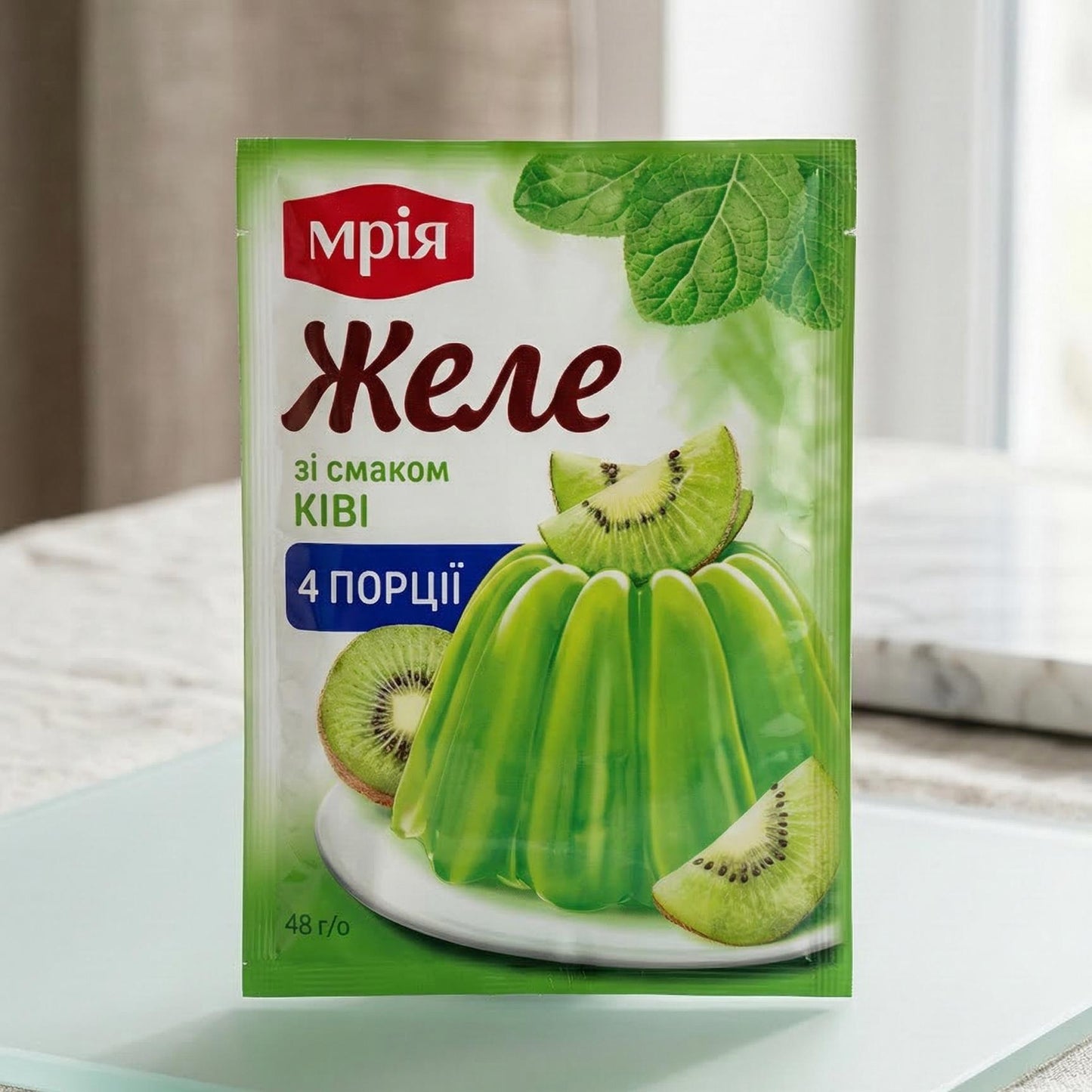 Ukrainian Assorted Flavor Dry Jelly Powder Puddings Dessert Mixes for Home Cooking - 2 pcs x 78 g.  Made in Ukraine
