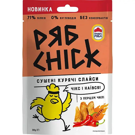 Healthy Protein Snack Box - Ukrainian Dried Chicken Slices (Ryabchick) - 4 Flavor Variety Pack. Snack Box | Made in Ukraine