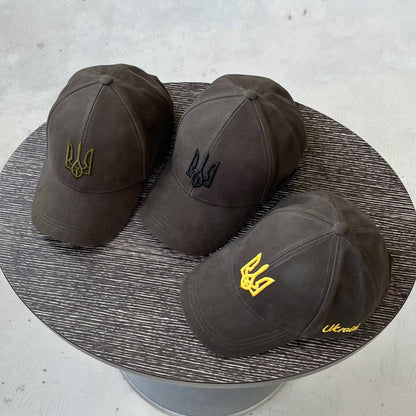 Ukrainian Hat with Embroidered Ukrainian Trident (кепка патріотична)