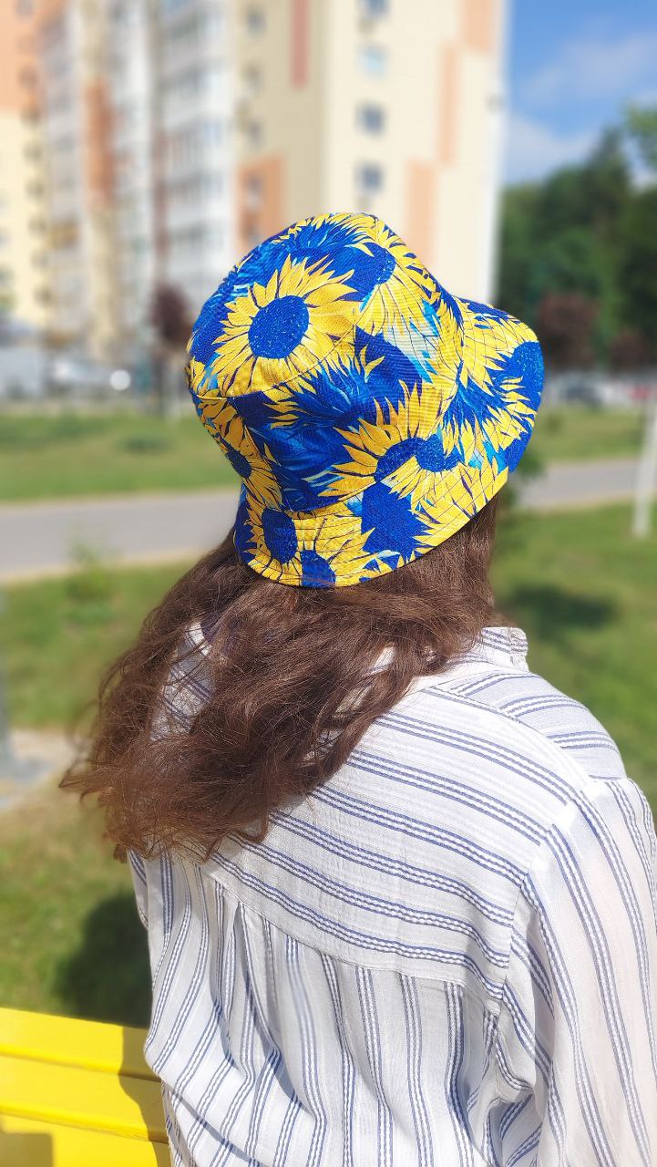 Reversible Ukrainian Sunflower Hat