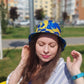 Reversible Ukrainian Sunflower Hat