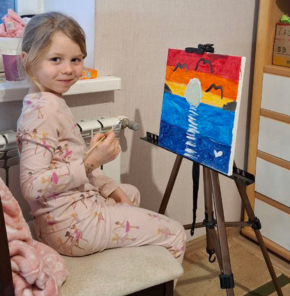 Made to order!!!  Original Painting (Not a Digital File) (SunSet Diana.jpg). (Дитяча картина)