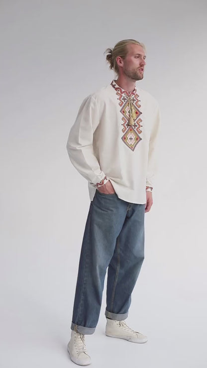 Ukraine Vyshyvanka Men's Shirt (Вишиванка чол)