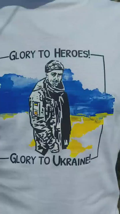 Ukrainian Hero T Shirt "Glory to Heroes, Glory to Ukraine" (Футболка чол.)