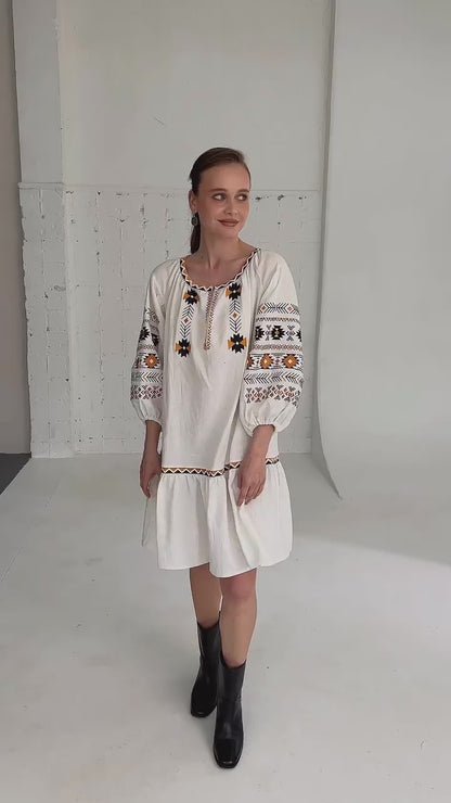 Beautiful Vyshyvanka Dress from Ukraine  (Вишиванка жін.)