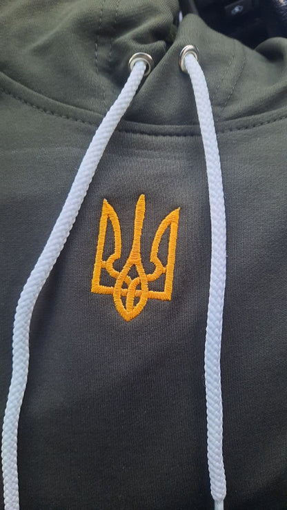 Ukrainian Embroidery Tryzub Women Hoodie (Худі жін.)