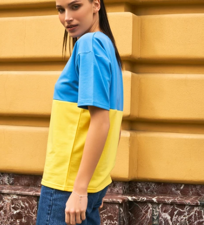 Ukraine Flag Shirt for WOMEN (футболка прапор жін.)