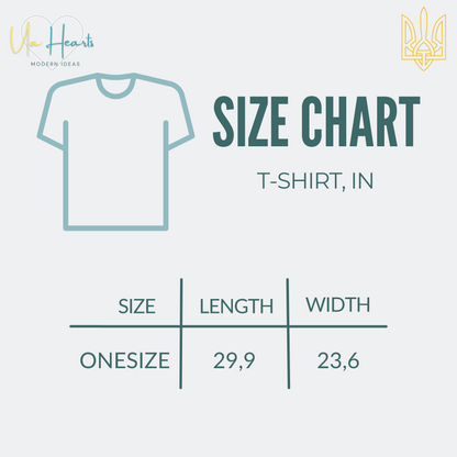Ukraine Flag TShirt for men ONE SIZE (футболка прапор чол.)