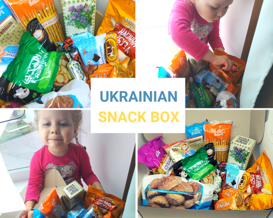 Ukrainian Snacks Mystery Box (10-90 pcs). Surprise Box from Ukraine